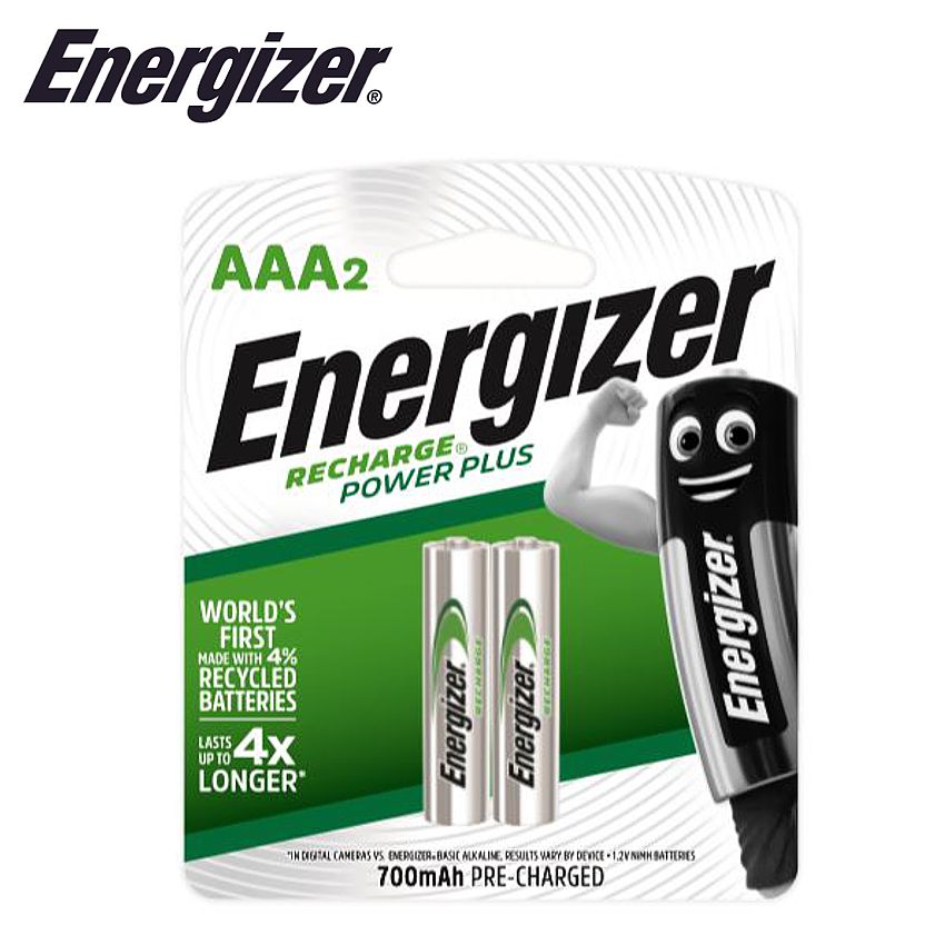 ENERGIZER RECHARGE 700mAh AAA - 2 PACK (MOQ6)