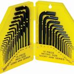 30PC ALLEN KEY SET METRIC & IMPERIAL SIZES IN PLASTIC CASE