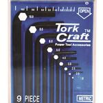 9PC HEX KEY SET 1.5-10MM CR-V IN PLASTIC CASE