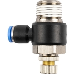 FLOW CONTROL SWIV. ELBOW PU 8MM X 1/2' M