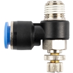 FLOW CONTROL SWIV. ELBOW PU 10MM X 1/4' M