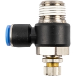 FLOW CONTROL SWIV. ELBOW PU 10MM X 1/2' M