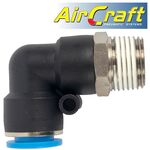 ELBOW 14MM-1/2 M PU HOSE FITTING